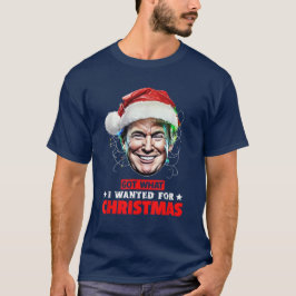 Was ich zu Weihnachten Gewollt Trump Xmas Pajamas T-Shirt
