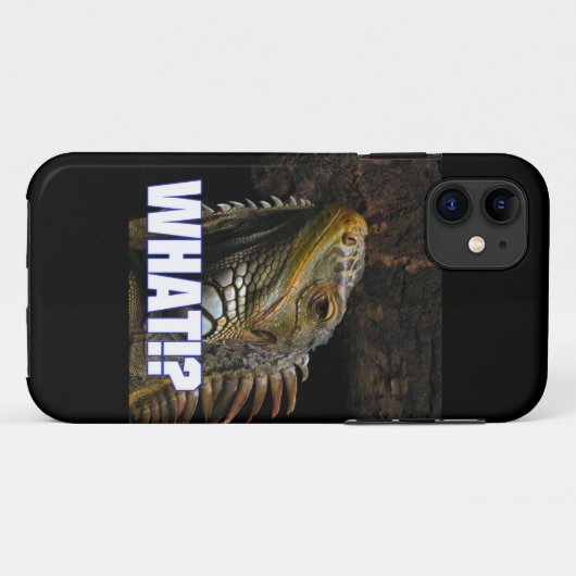 Was? Iguana Case-Mate iPhone Hülle (Rückseite (Horizontal))
