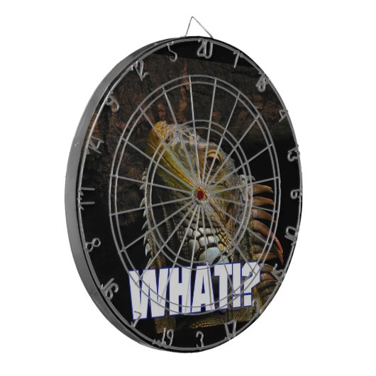 Was? Iguana Dartscheibe (Vorderseite Links)