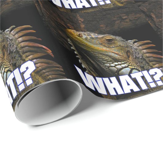 Was? Iguana Geschenkpapier (Rolleneckpunkt)