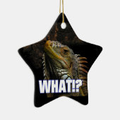 Was? Iguana Keramikornament (Rechts)