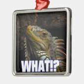 Was? Iguana Silbernes Ornament (Links)