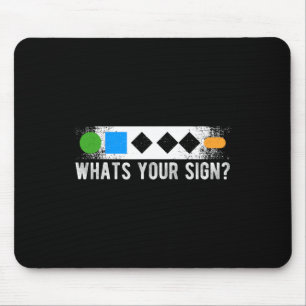 Was Ihr Schild Sport Snowboarden Mousepad
