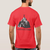 Was Ihre vordere und hintere Grafik Everest ist T-Shirt (Rückseite)