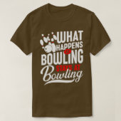 Was im Bowling Bleibe T-Shirt (Design vorne)