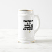 Was im Hühnerstall geschieht Bierglas (VorderseiteRechts)