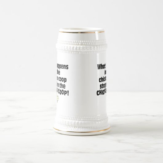 Was im Hühnerstall geschieht Bierglas (Mittel)