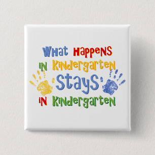 Was im Kindergarten geschieht Button