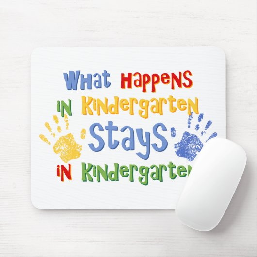Was im Kindergarten geschieht Mousepad (Mit Mouse)
