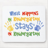 Was im Kindergarten geschieht Mousepad (Vorne)