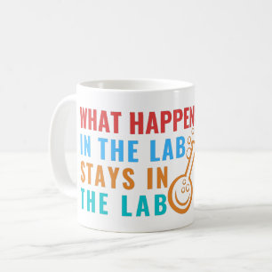 WAS IM LABOR PASSIERT, BLEIBT IM LABOR - LABLIFE KAFFEETASSE