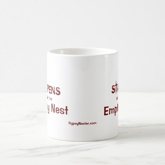 Was im leeren Nest geschieht Kaffeetasse (Mittel)