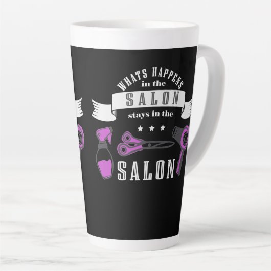 Was im Salon passiert, bleibe im Salon Milchtasse (Rechte Ecke)