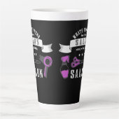 Was im Salon passiert, bleibe im Salon Milchtasse (Vorderseite)