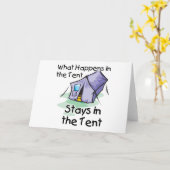 Was im Zelt passiert Karte (Gelbe Blume)
