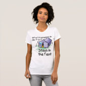 Was im Zelt passiert T-Shirt (Vorne ganz)