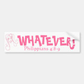 WAS IMMER! AUTOAUFKLEBER (Vorne)