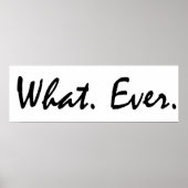 Was immer. poster (Vorne)