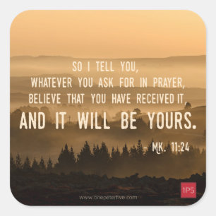 Was immer Sie Gefragt haben... Quadratischer Aufkleber