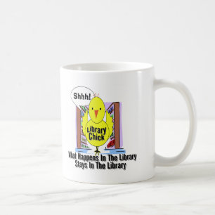 Was in der Bibliothek… geschieht Kaffeetasse