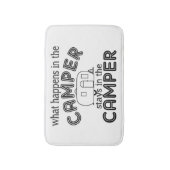 Was in der Camper-Bad-Matte geschieht Badematte (Vorderseite Vertikal)