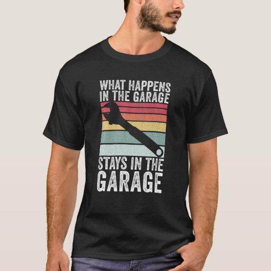 Was in der Garage Bleibe, Gif T-Shirt (Vorderseite)