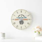 Was in der Garage passiert, Bleibe die Wall-Uhr Große Wanduhr (Zuhause)