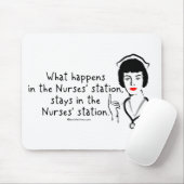 Was in der Krankenschwester-Station geschieht Mousepad (Mit Mouse)