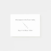 Was in der Station der Krankenschwestern geschieht Post-it Klebezettel (Vorderseite)