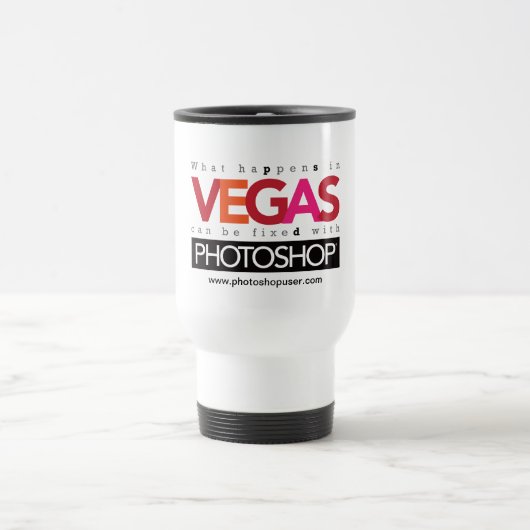 Was in der Vegas-Kaffee-Tasse geschieht Reisebecher (Mittel)