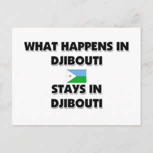 Was in DJIBOUTI Bleibe Postkarte