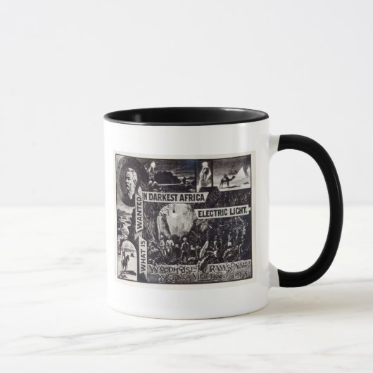 Was in dunkelstem Afrika gewollt wird, ist Tasse (Rechts)