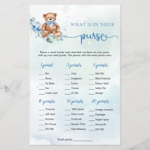 Was in Eurem Purse Game Teddy Bären Eukalyptus