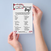 Was in Ihrem Bag Shower Game Card Love Bird enthal Flyer (Handgriff)