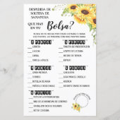 Was in Ihrem Purse Dusche Englisch Spanisch Spiel (Rückseite)