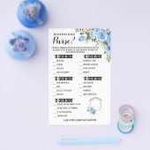 Was in Ihrer Purse Brautparty Blue Game Card entha Flyer (Einzeln)