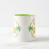 Was in Karawan Bleibe Zweifarbige Tasse (Mittel)