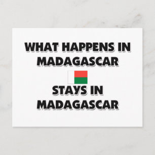 Was in MADAGASCAR Bleibe Postkarte