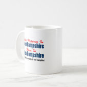 Was in New Hampshire passiert, Bleibe New Hampshir Kaffeetasse (Vorderseite Links)