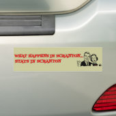 Was in Scranton geschieht Autoaufkleber (Auf Auto)