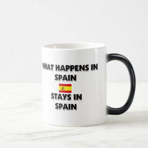 Was in SPANIEN geschieht, bleibe dort Verwandlungstasse