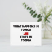 Was in TONGA Bleibe? Postkarte (Stehend Vorderseite)