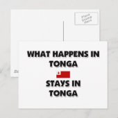 Was in TONGA Bleibe? Postkarte (Vorne/Hinten)