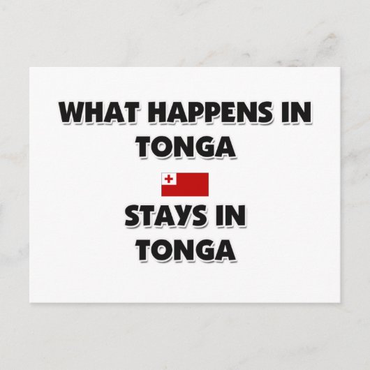 Was in TONGA Bleibe? Postkarte (Vorderseite)