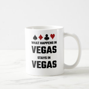 Was in Vegas geschieht, bleibe in Vegas Kaffeetasse