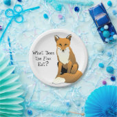 Was isst der Fox? PapierTeller (Party)
