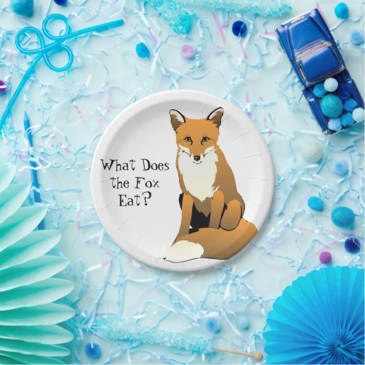 Was isst der Fox? PapierTeller (Party)