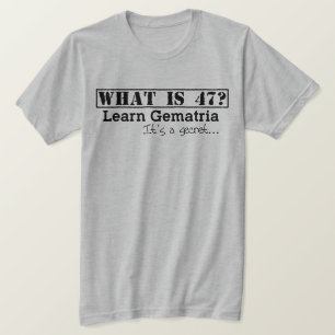 Was ist 47? U. geben Sie frei, um Wahrheit zu T-Shirt