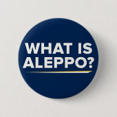 Was ist Aleppo? Knopf Button (Vorderseite)