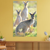 WAS IST AUF! 32 x 48 Leinwanddruck (Insitu (Wohnzimmer))